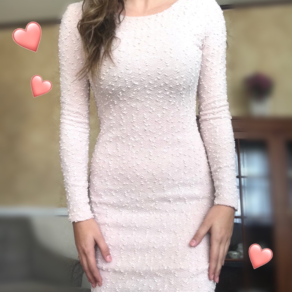 Pink sequin JLO dress